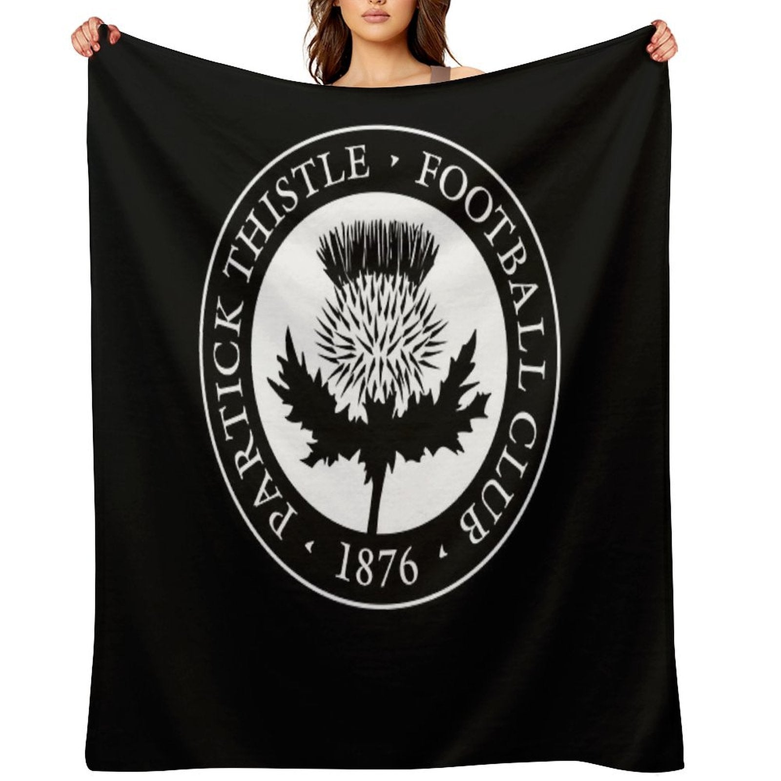 Partick Thistle Scottish Football Sports Fans Machine-washable Throw Blanket