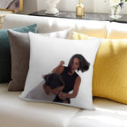 “literally I Will Fuck You Up” Soft Anti-Pilling Throw Pillow