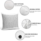 Full Anthem Lyrics Greta Van Fleet Soft Anti-Pilling Throw Pillow
