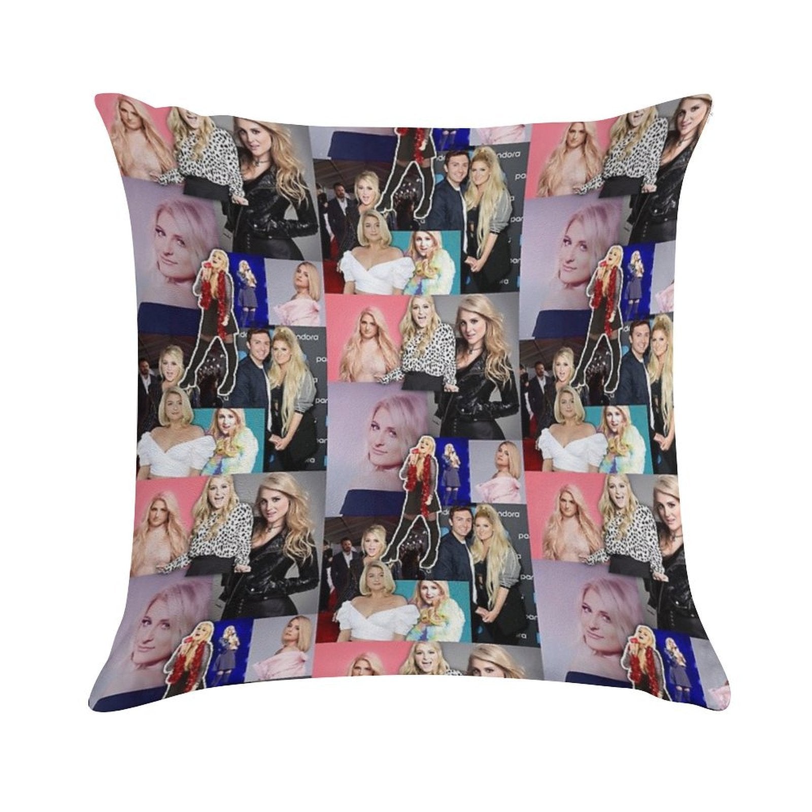 Meghan Trainor Soft Easy Maintenance Throw Pillow