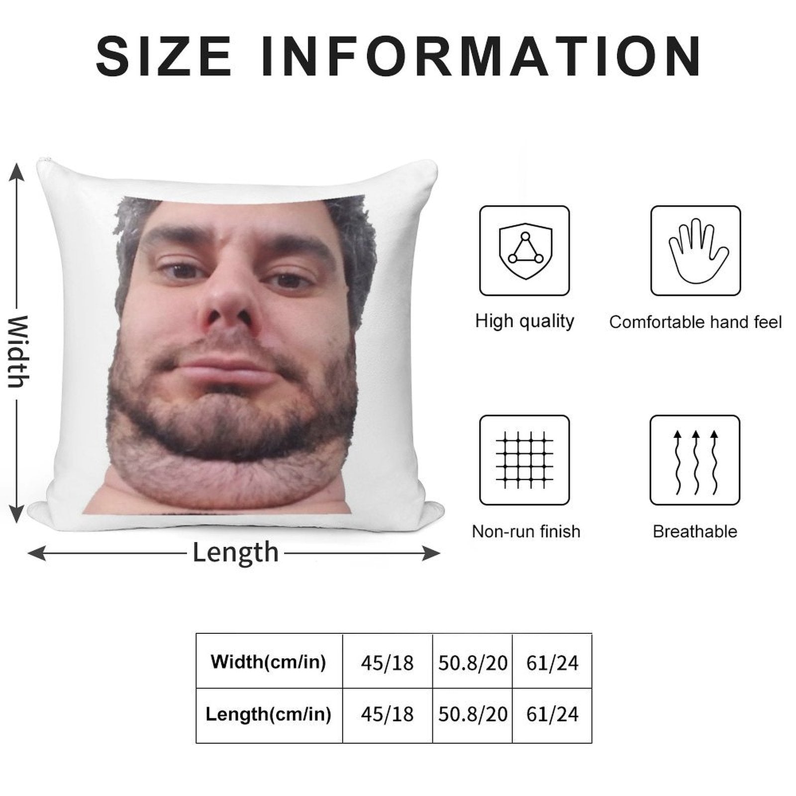 Ethan H3h3 Soft Durable Construction Throw Pillow