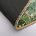 Vintage Tropical View  Toxin-Free Bath Mat