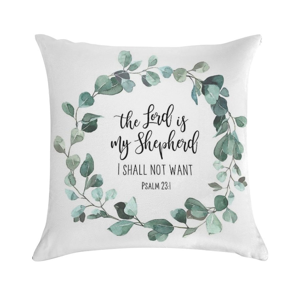 The Lord Is My Shepherd Soft Style Accent Throw Pillow