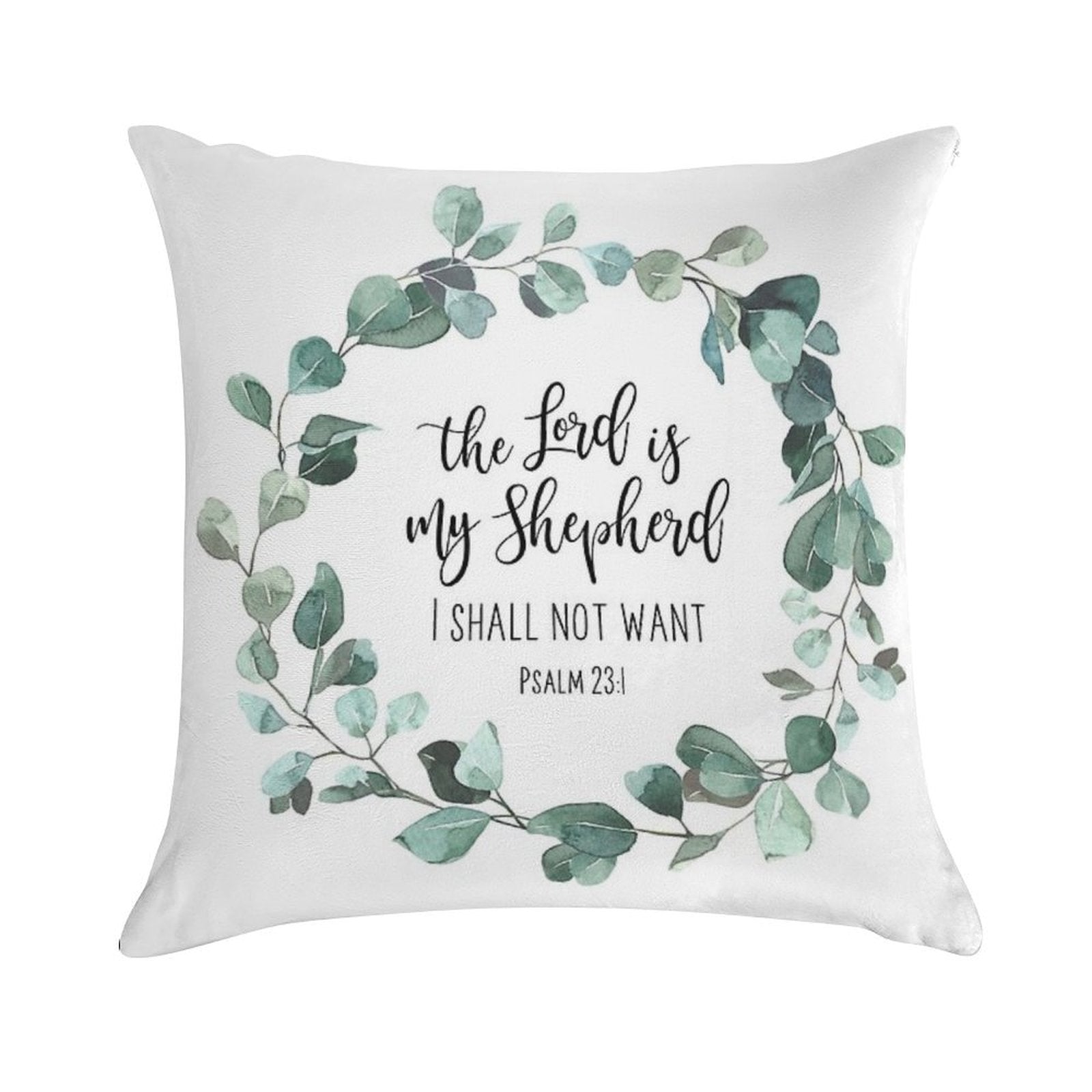 The Lord Is My Shepherd Soft Style Accent Throw Pillow