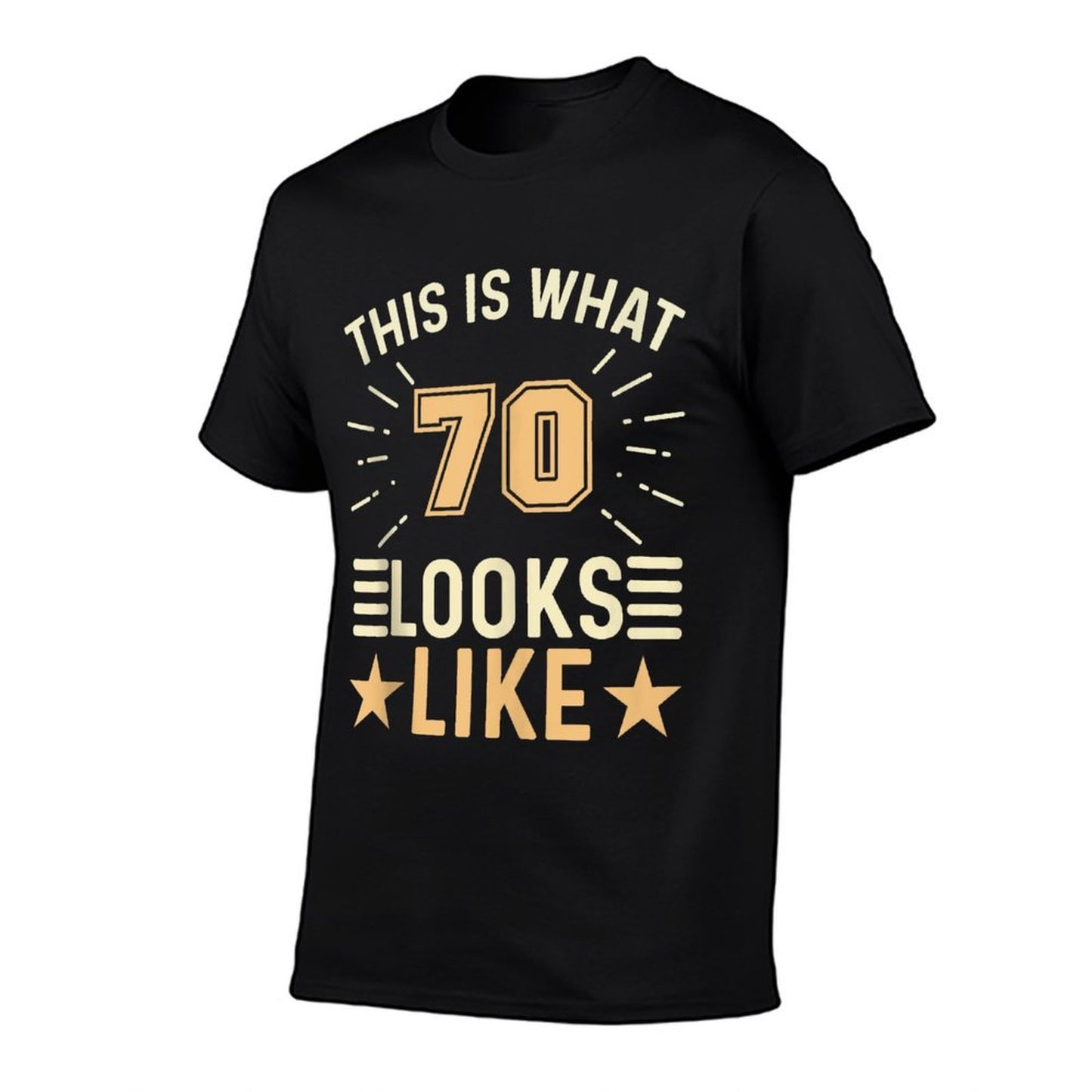 This Is What 70 Looks Like - 70 Year Old Funny 70th Birthday  Relaxed-fit T-Shirt