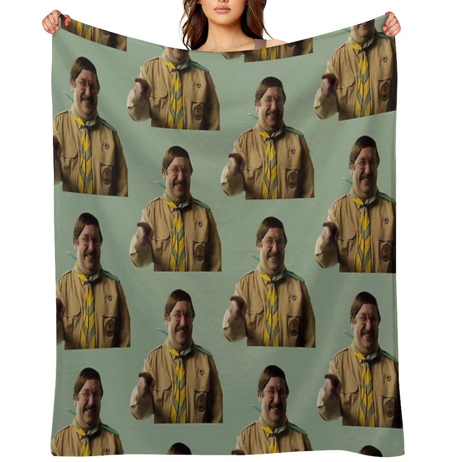 BBC Ghosts Pat Lightweight Throw Blanket