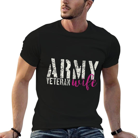 Womens Army Veteran Wife Ts for Women  Veterans Wife  Vintage-inspired T-Shirt
