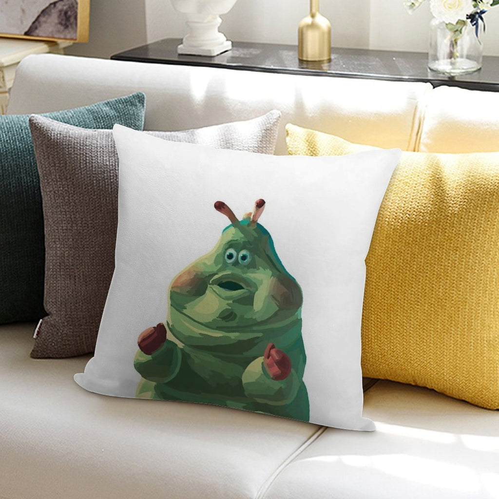 Bugs Life Caterpillar Heimlich Soft Short Plush Fabric Throw Pillow