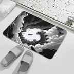 God Zilla  Repositionable Bath Mat