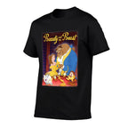 Disney Beauty And The Beast Distressed Movie Poster  Lightweight T-Shirt