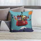 Val D'Isere Poster Soft Home Decor Throw Pillow