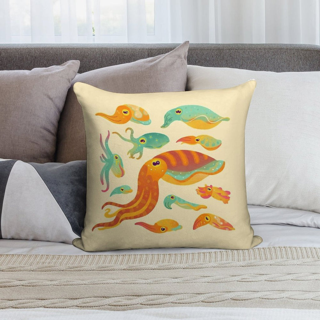 Cuttlefish Soft Warmth Comfort Throw Pillow