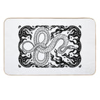 Snake Flames 2  Anti-Trip Bath Mat