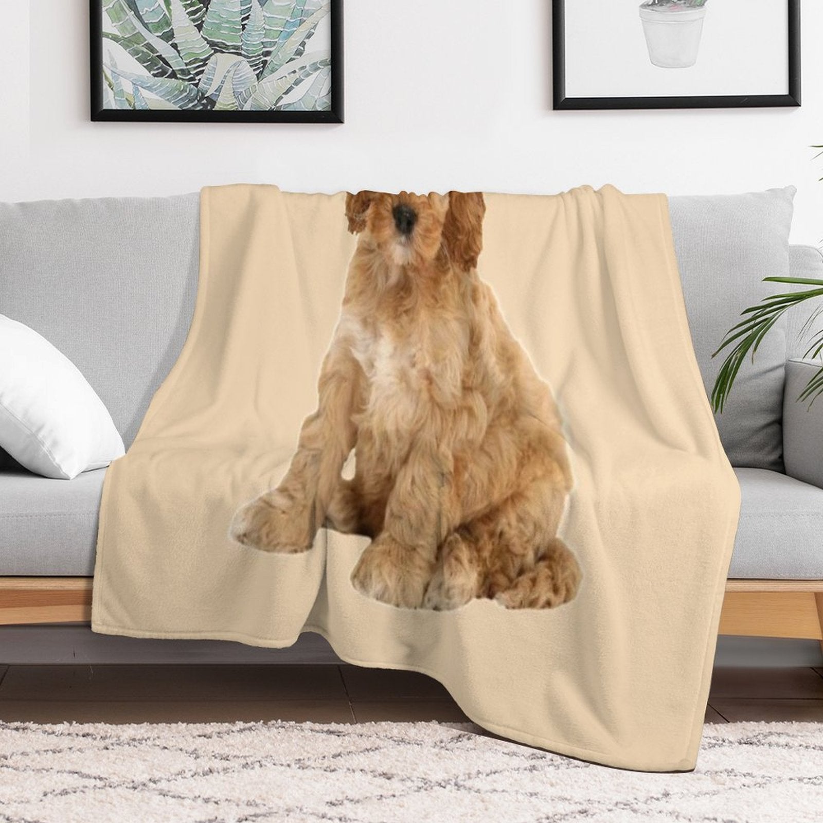 Cute Puppy Durable Throw Blanket