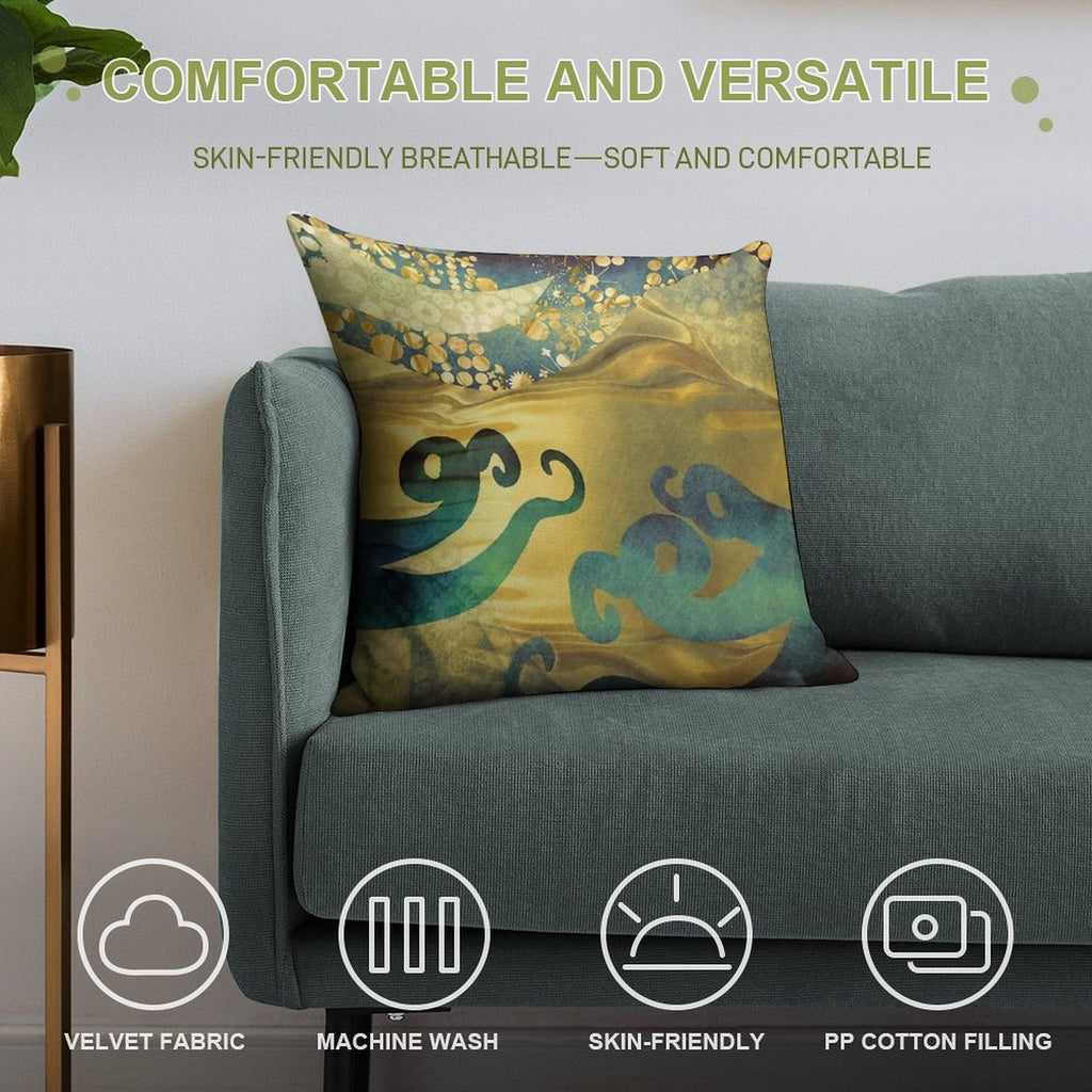 Underwater Dream I Soft Anti-Pilling Throw Pillow