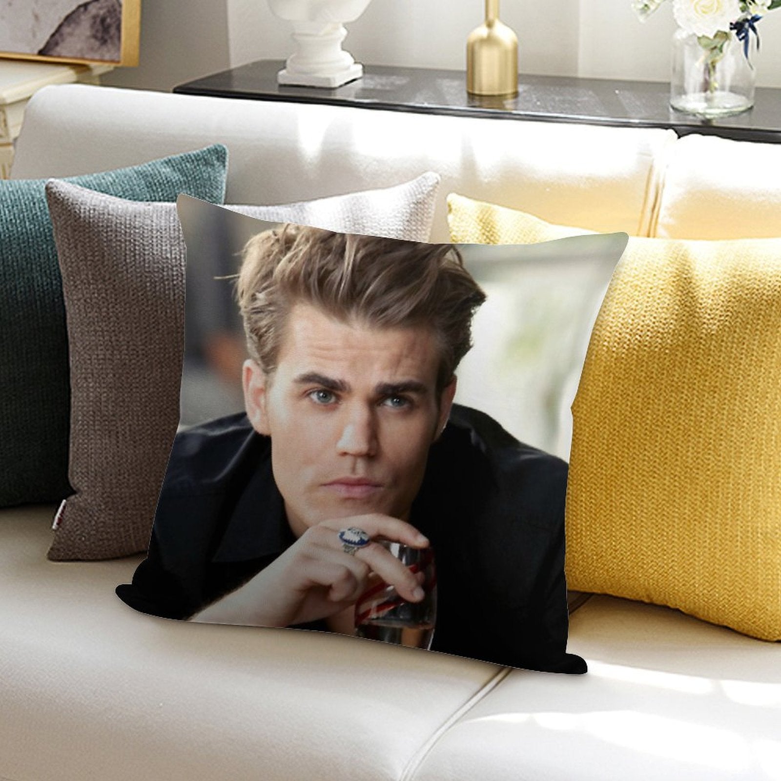 Stefan Soft Decorative Cover Throw Pillow