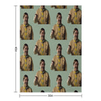 BBC Ghosts Pat Lightweight Throw Blanket