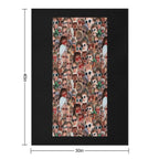 Lewis Capaldi Collage Repeat Print Eco-conscious Throw Blanket