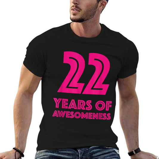 22nd Birthday Gift Girls Age 22 Year Old Women Tshirt Comfortable T-Shirt