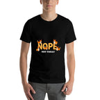 Nope Not Today Lazy Corgi Dog Lover  Ribbed Collar T-Shirt