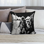 The Thing Soft Short Plush Fabric Throw Pillow