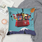 Val D'Isere Poster Soft Home Decor Throw Pillow