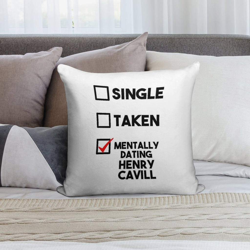 Henry Cavill Dating Soft Decorative Cover Throw Pillow