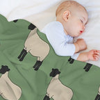 Suffolk Sheep All-season Throw Blanket