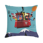 Val D'Isere Poster Soft Home Decor Throw Pillow