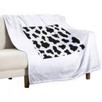 Cow Print Eco-conscious Throw Blanket