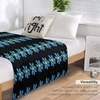 James Daisy Easy Care Throw Blanket