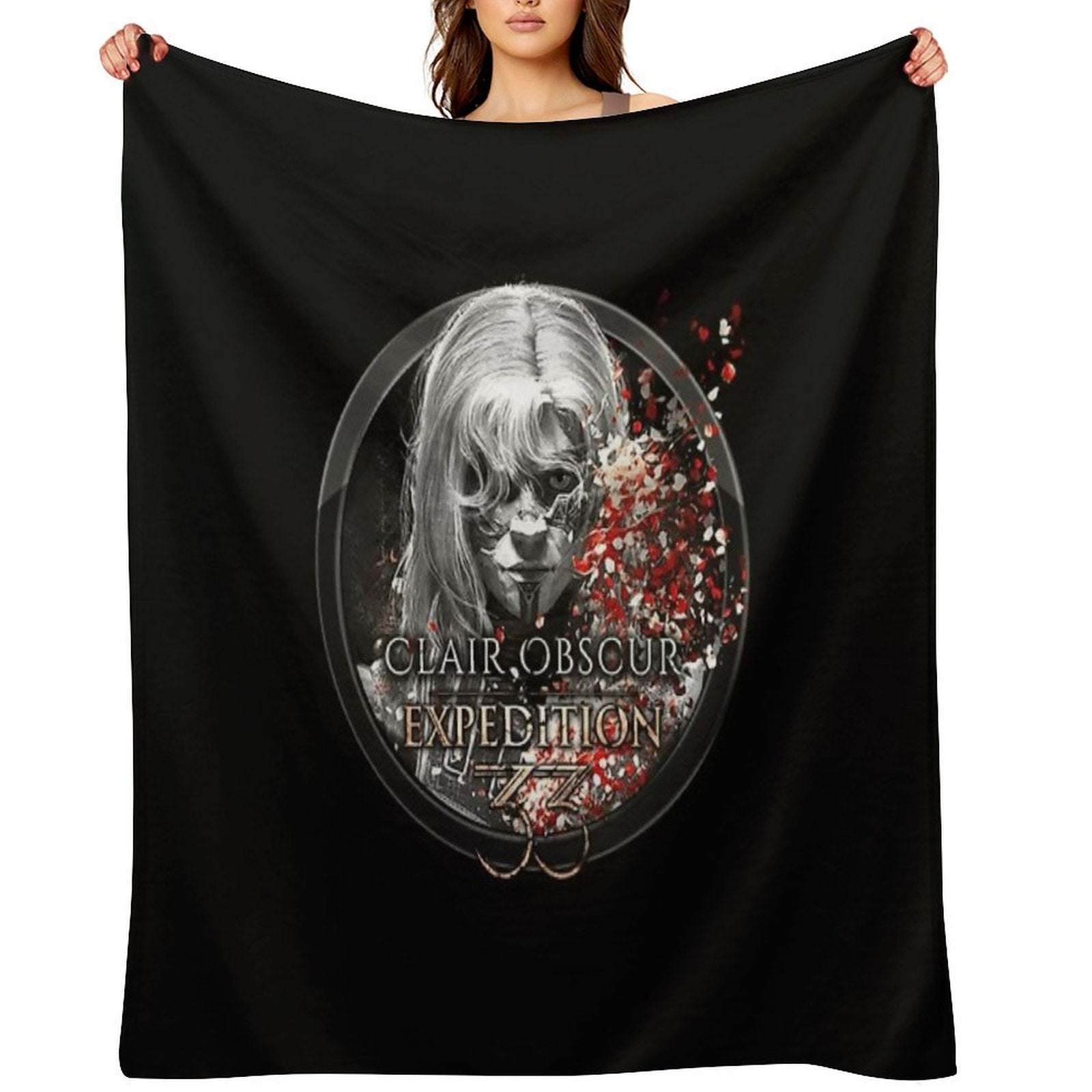 Character Fanart Inspired by Clair Obscur Expedition 33 Premium Throw Blanket