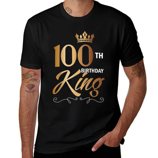 100 Year Old Birthday Husband 100th Birthday King Classic Comfortable T-Shirt