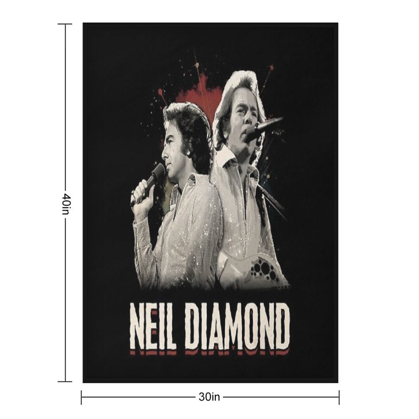 Classic Photo  Country Music Anti-pilling Throw Blanket