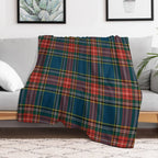 MacBeth Scottish Tartan Velvety-soft Throw Blanket