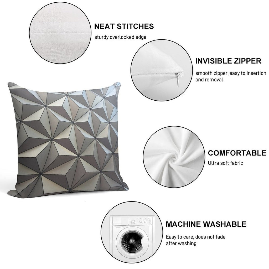 Spaceship Earth Up Close Soft Ultra-Soft Texture Throw Pillow