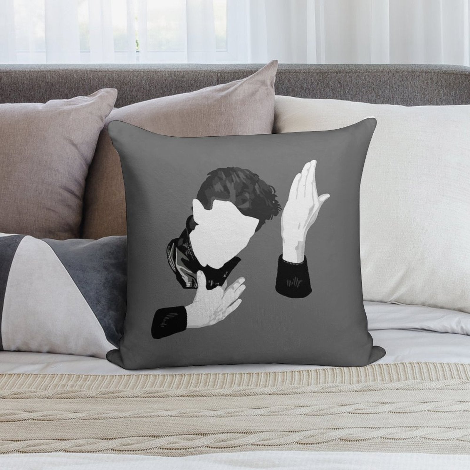 Herovid Soft Washable Throw Pillow