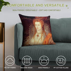 Elizabeth I Portrait Soft Easy Maintenance Throw Pillow