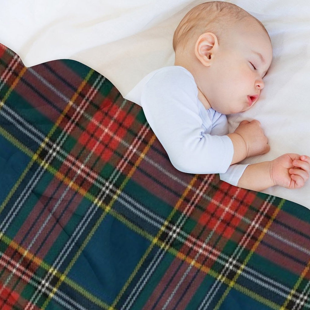 MacBeth Scottish Tartan Velvety-soft Throw Blanket