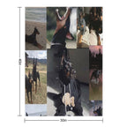 The Dobermann Collage Premium Throw Blanket