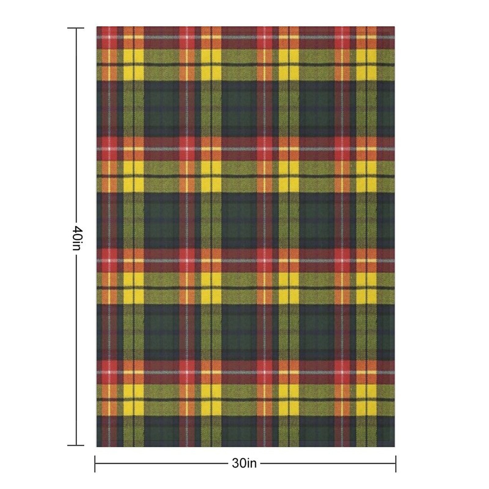 Buchanan M Original Scottish Tartan Anti-pilling Throw Blanket