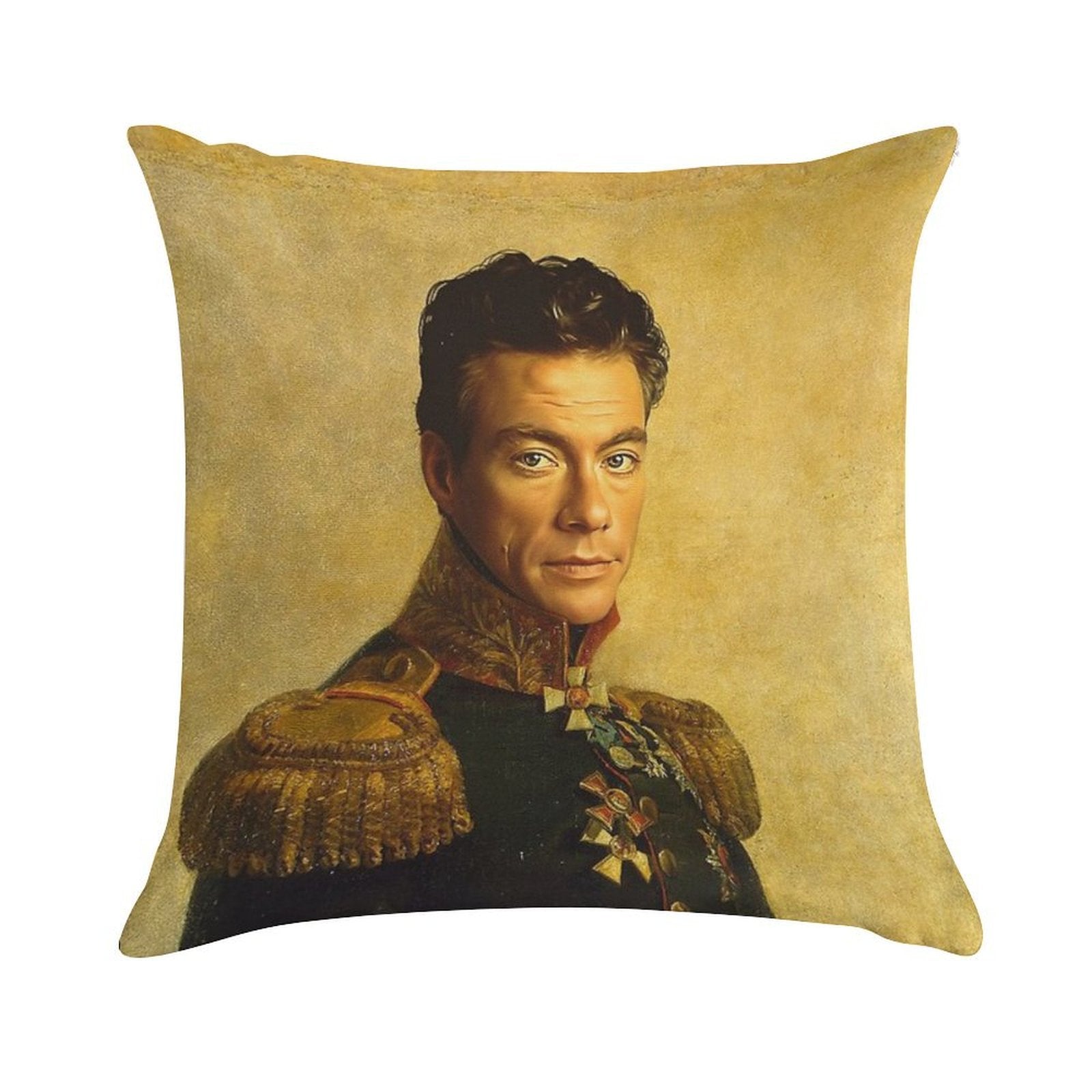 Jean-Claude Van Damme - Replaceface Soft Ultra-Soft Texture Throw Pillow