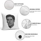 Aaron Hotchner Soft Shrink-Resistant Throw Pillow