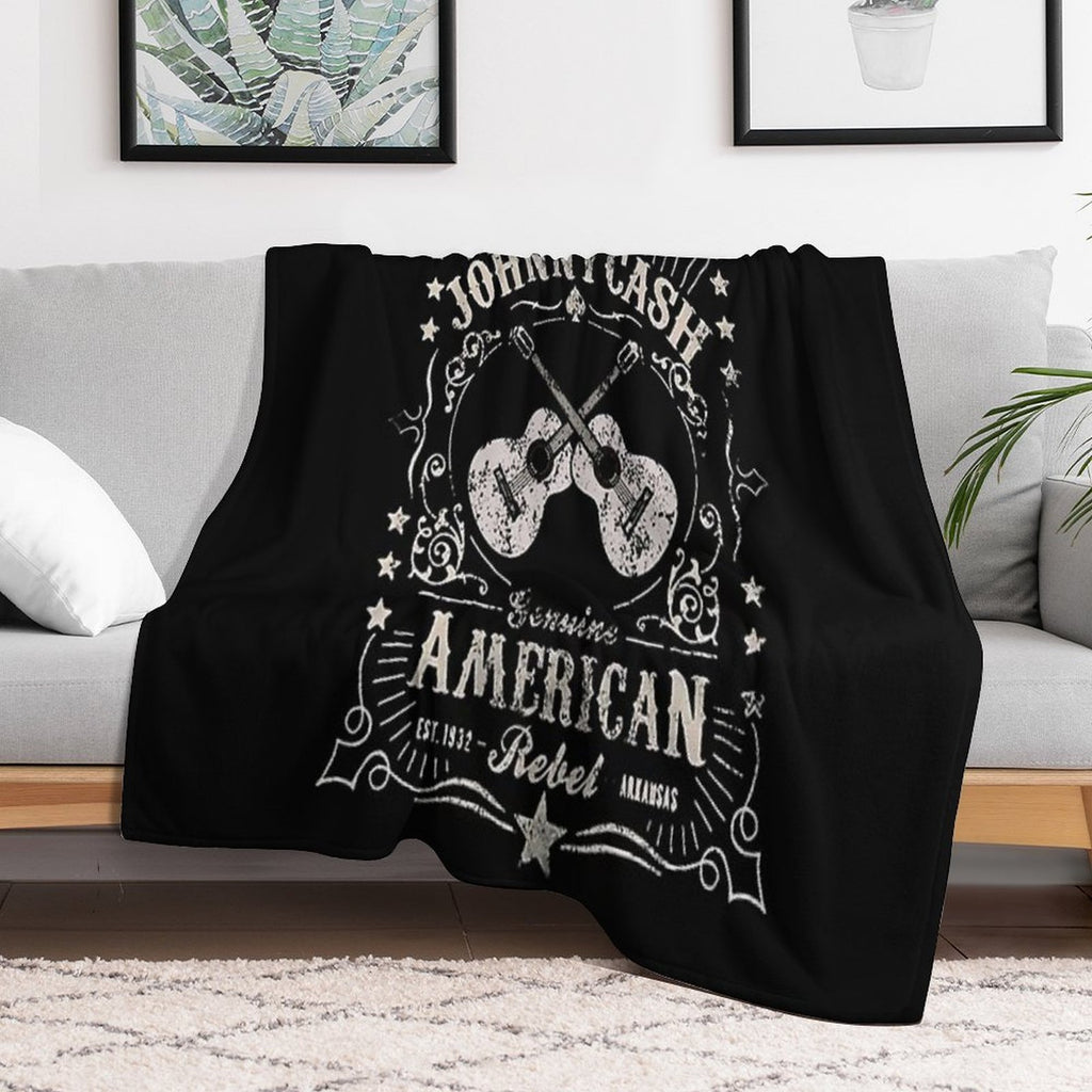 Johnny Cash - Genuine American Rebel Multi-functional Throw Blanket