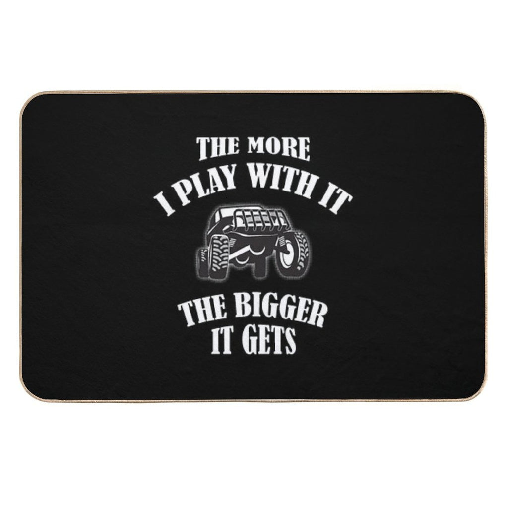 The More I Play with It The Bigger It Gets  Non-Slip Bath Mat