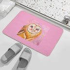 Barn Owl of The Heart  Multi-Purpose Bath Mat
