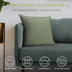 Sage Soft Decorative Cover Throw Pillow