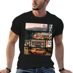 Aesthetic Style Vaporwave Japan 80s 90s Tokyo Osaka Street  Durable T-Shirt