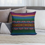 Peruvian Textile Pattern Soft Gift Ready Throw Pillow