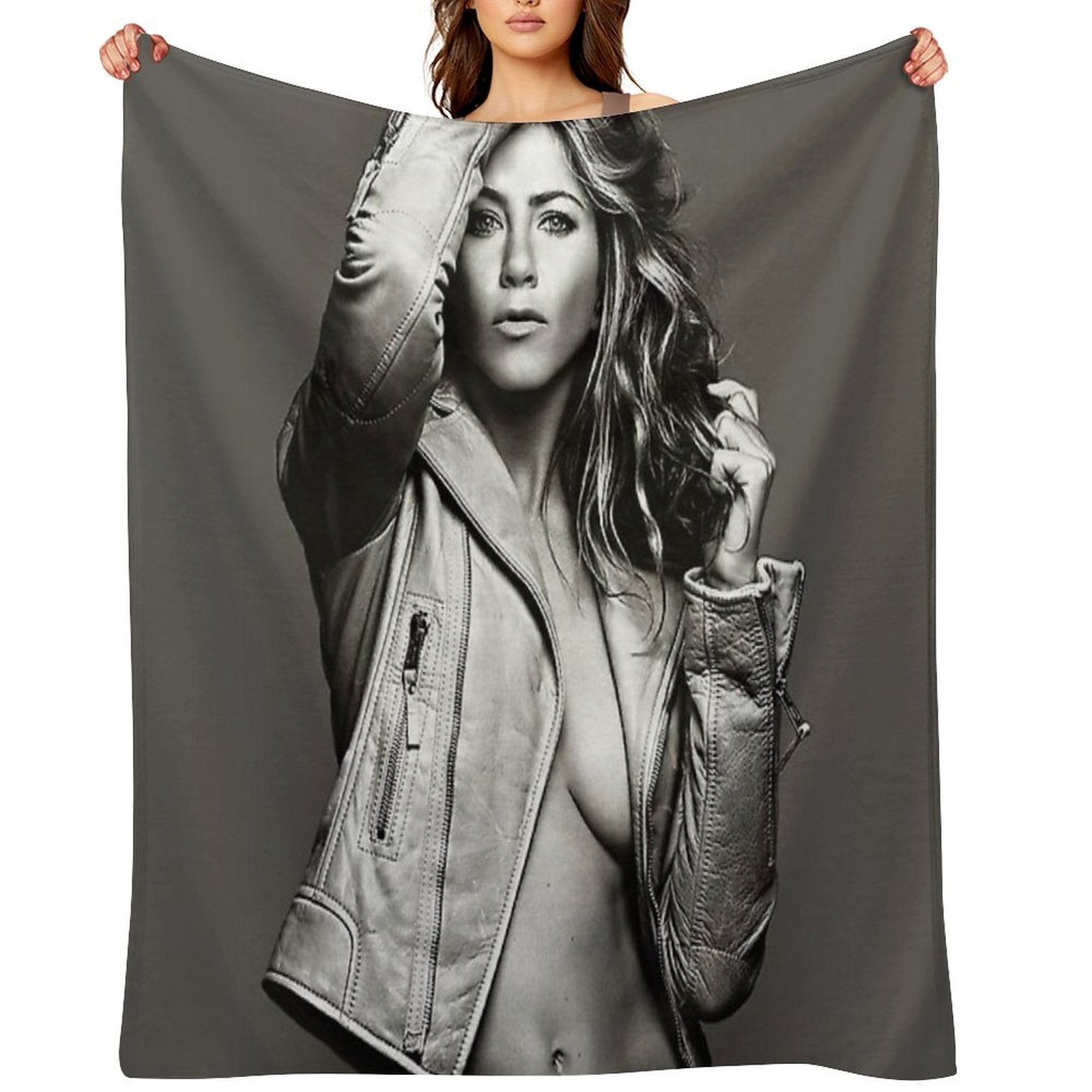 Jennifer Aniston Eco-conscious Throw Blanket